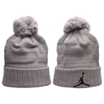 Шапка Jordan Beanie Cuffed POM Grey
