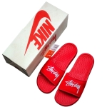 Сланцы Nike Benassi x Stussy Red