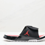 СЛАНЦЫ NIKE JORDAN HYDRO IV RETRO черно-красный-купить в-time2win.ru